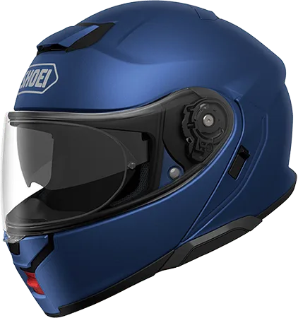 SHOEIのシステム（フリップアップ） NEOTEC 3 マットブルーメタリック